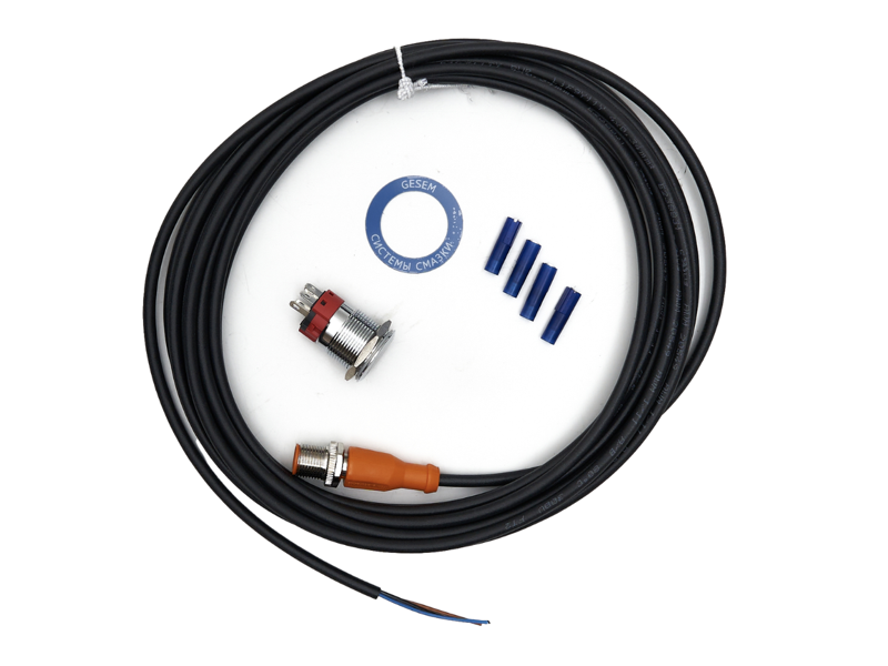 Дистанционная кнопка запуска с LED индикатором и проводом 5 м 24В