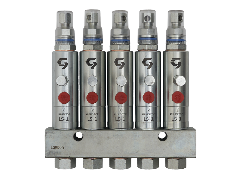 Сборка из 5-ти инжекторов LS-1
