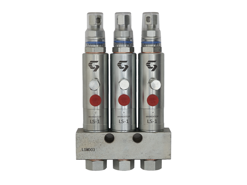 Сборка из 3-ех инжекторов LS-1
