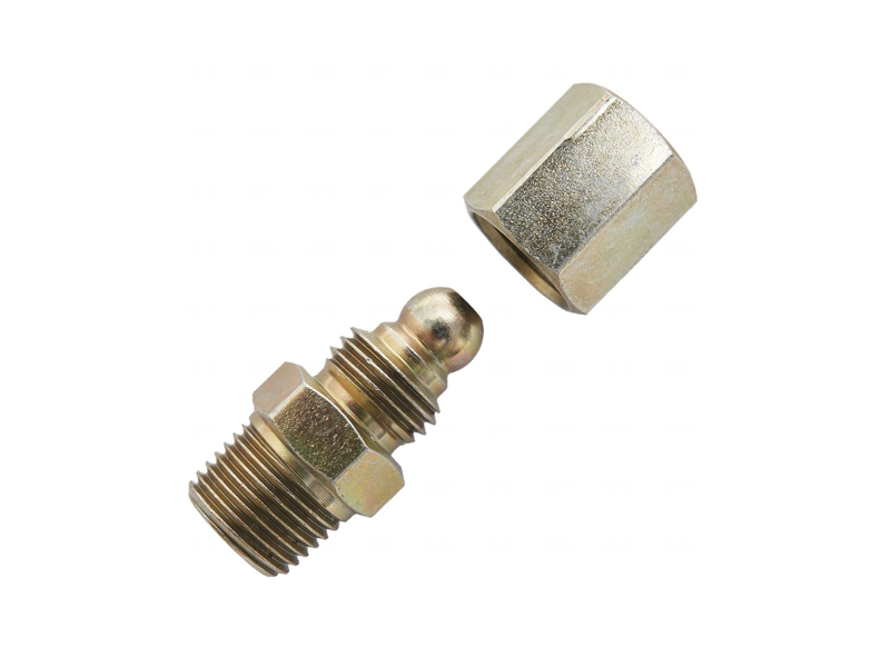 Узел масленки с металлическим колпачком